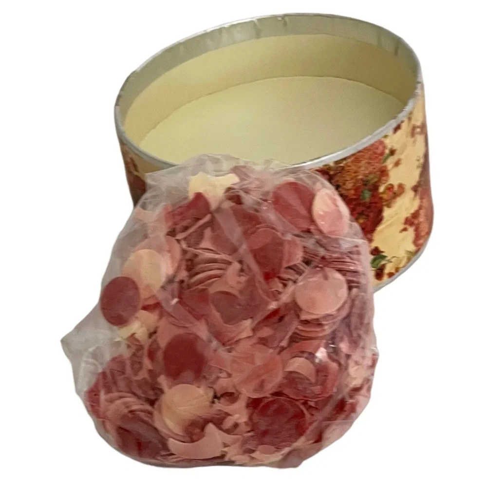 Vintage TRI-COASTAL DESIGN Winter Rose Water Soluble Bath Confetti 1.75 oz.